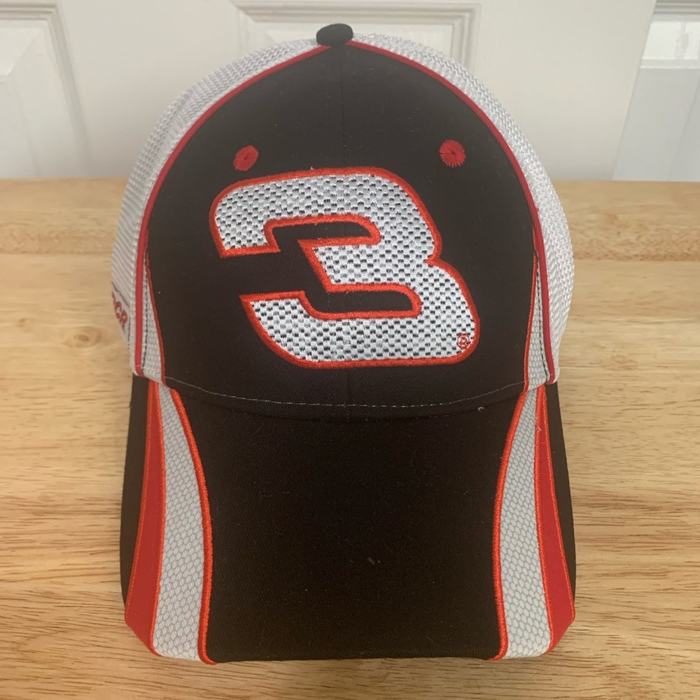 Dale Earnhardt #3 Trucker Hat NASCAR Adjustable Hook and Loop Closure